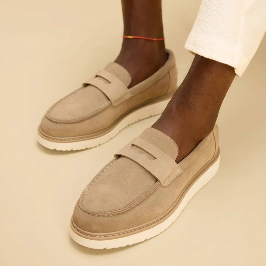 Men Navi TRVL LITE Havana Loafer Men Navi TRVL LITE Havana Loafer