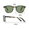 Unisex Wyatt Handcrafted Sunglasses