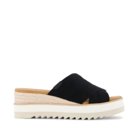 Women Diana Crossover Mule Wedge Sandal