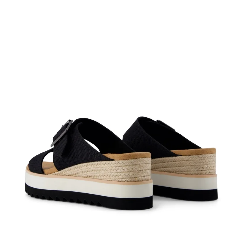 Women Diana Mule Buckle Wedge Sandal Women Diana Mule Buckle Wedge Sandal