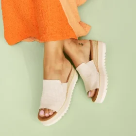 Women Diana Mule Wedge Sandal