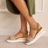 Women Diana Wedge Sandal Women Diana Wedge Sandal