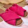 Women Mae Crossover Slide Sandal