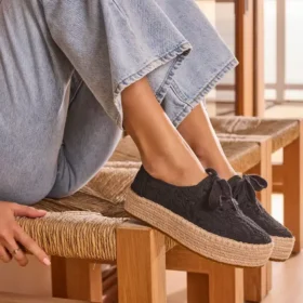 Women Valencia Lace-Up Platform Espadrille